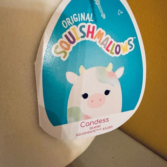 Nwt 8” Candess the Cow Squishmallows - Picture 3 of 4